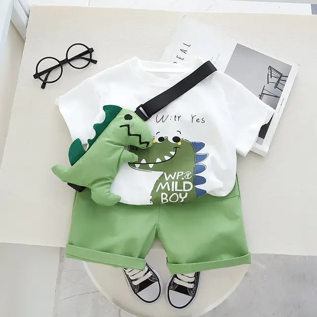 Mini Fashion™ - Dino Dash - Stoere Zomerset Jongens