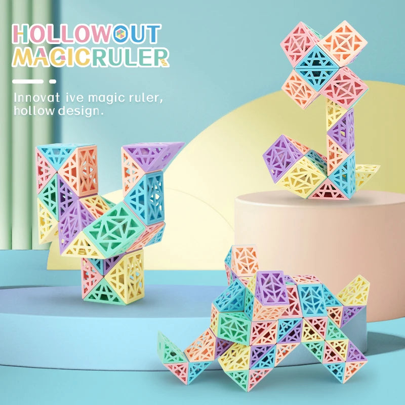 Snake Cube Set™ - Bouw, Draai & Ontdek - Bouwblokkenset