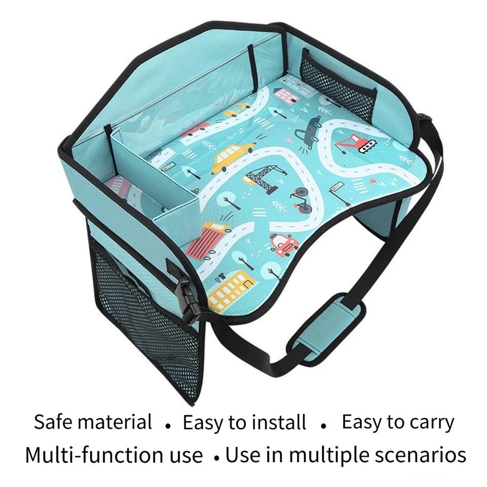 Portable Child Car Seat Table™ - Veilig & Comfortabel - Draagbare Kinder Autostoel Tafel