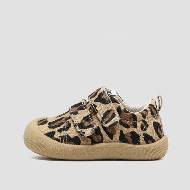 Mini Fashion™ - Ademend Materiaal - Schoenen met print