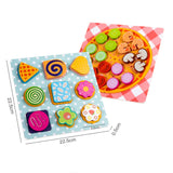 Woods™ - Stimuleer Creativiteit & Motoriek - Kinder Pizza & Koekje Set