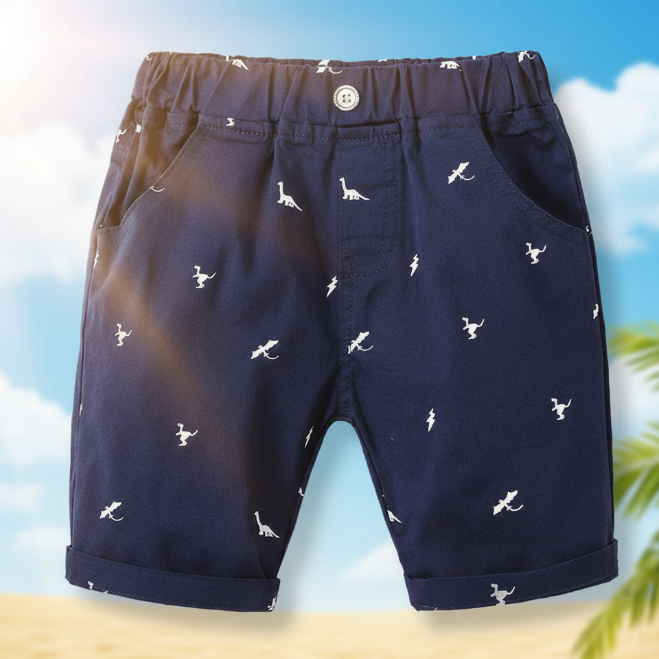 CoolKiddo – Fris en comfortabel – Korte broek met Dino ontwerp