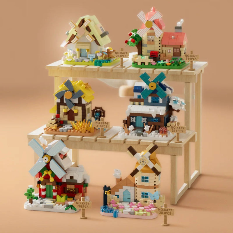 DIY Windmill Building Blocks – Creatief & Uitdagend – Bouwstenen Set