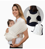 SoftNest - Comfortabel, Ademend & Veilig - Ergonomische Baby Draagdoek