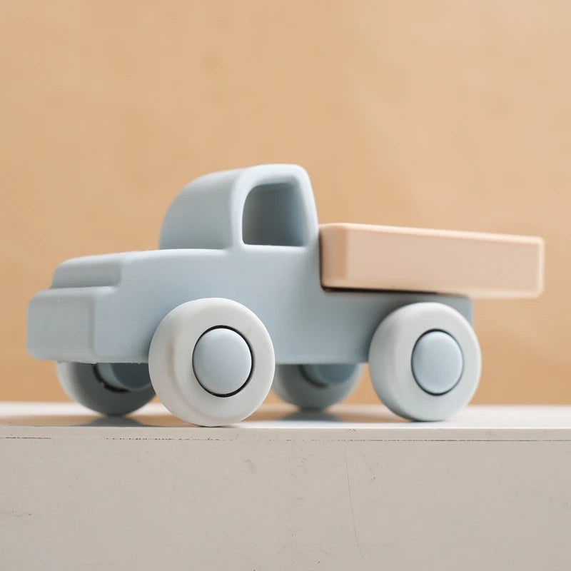 Mini Motion™ – Rollen & Bijten – Silicone Voertuig Speelgoed