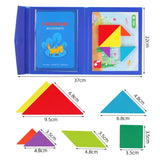 Woods™ - Stimuleer Logisch denken - Houten Tangram Puzzel