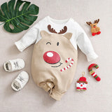 Mini Fashion™ - Zacht Materiaal - Baby Kerstkostuum
