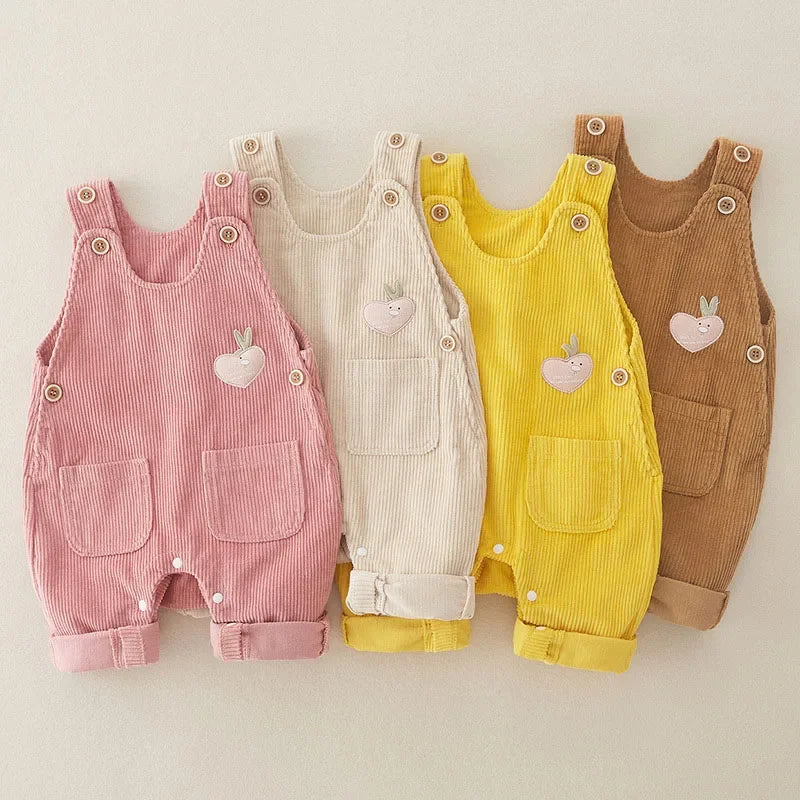 Mini Fashion™ - Stijlvol & Trendy - Rib Tuinbroek