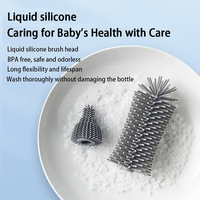 Bottle Cleaning Kit™ - Handig voor onderweg - Baby flessenborstel & reiniger