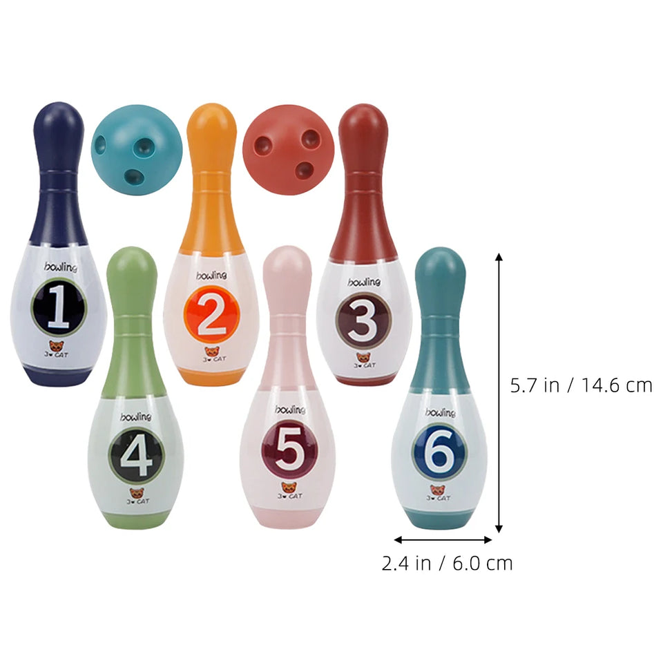 Mini Bowling Kit™ - Cijfers & Fun - Bowling Set