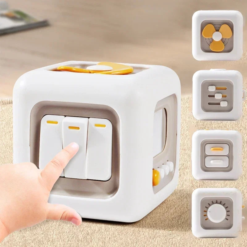 Skill Box™ – Voelen & Friemelen – Sensorisch Kubus Speelgoed