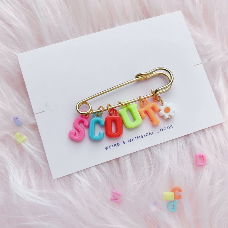 Personalized Charm Pin – Persoonlijk & Stijlvol – Naam Broche