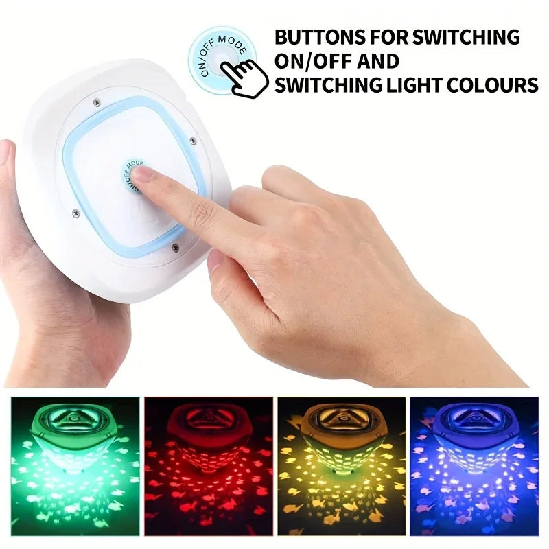 Aqua Party Light™ – Zwemfeestje in Bad – Visjes Lichtprojectie