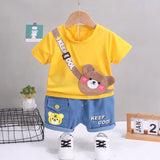 Mini Fashion™ - Dierenprint - Katoenen Kledingset