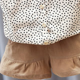Mini Fashion™ -  Katoenen zomerset voor meisjes