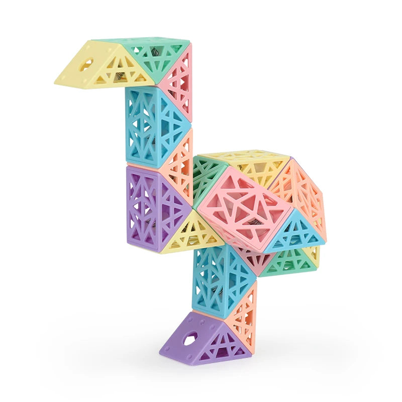 Snake Cube Set™ - Bouw, Draai & Ontdek - Bouwblokkenset