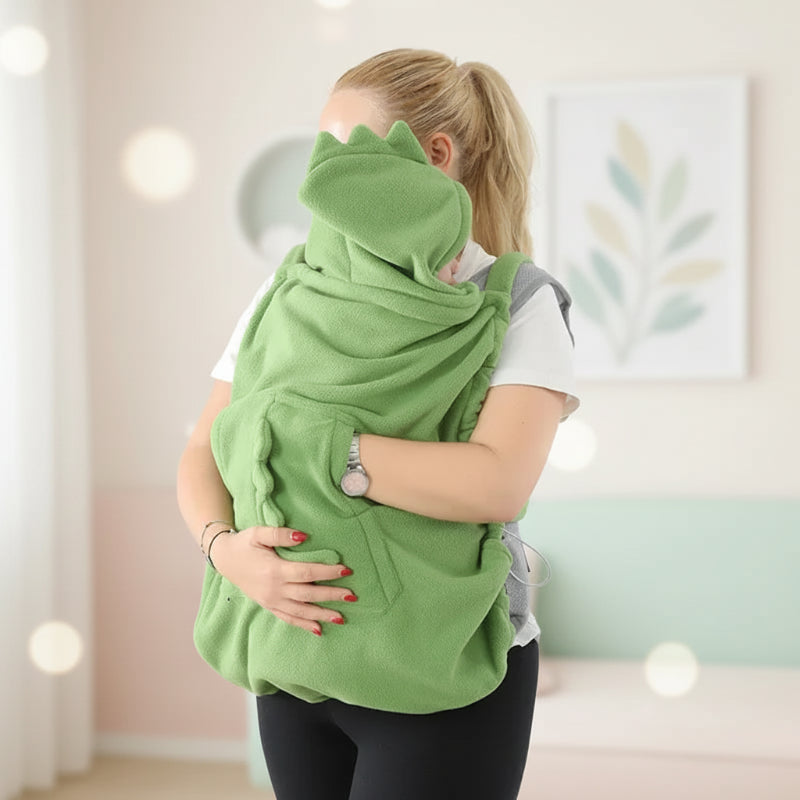 Dinosaur Baby Carrier Cover – Warm & Comfort – Dino Baby Deken