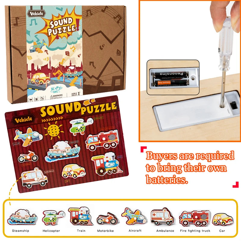Sound Matching Game™ – Hoor & Ontdek – Educatieve Puzzel