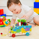 Montessori Animal Matching Toy – Leerzaam & Interactief – Puzzel Speelwagen