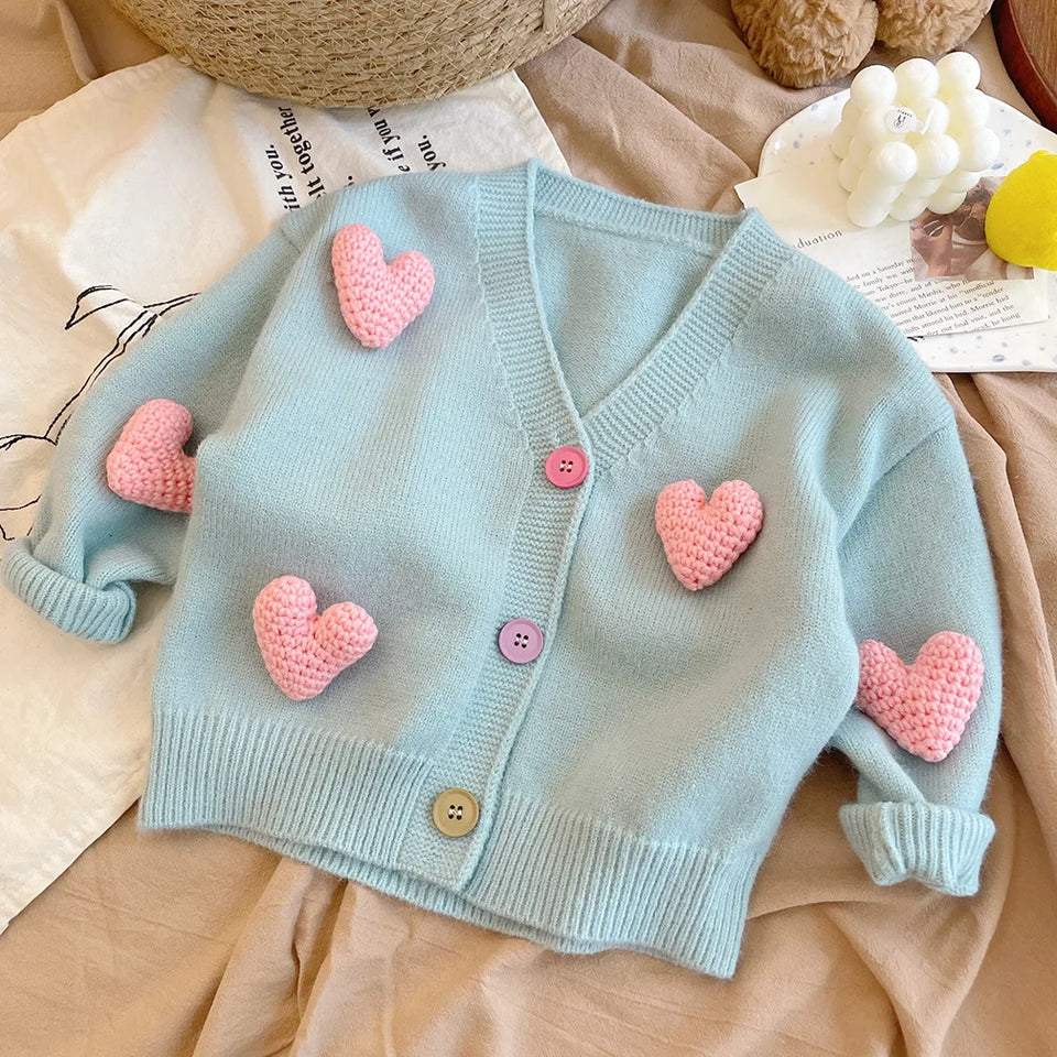 Mini Fashion™ - Trendy & Comfortabel - Hartjes Trui