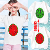 Mini Fashion™ - Schitter & Transformeer - Watermeloen T-shirt