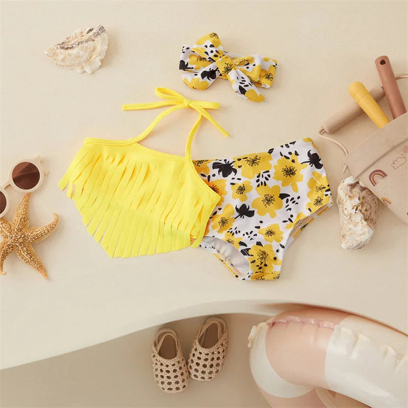 Mini Fashion™ - Meisjes Bikini (incl. Haarband)