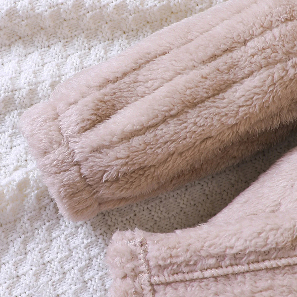 Mini Fashion™ - Zachte Fleece Binnenvoering voor Meisjes - Winterjas