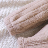 Mini Fashion™ - Zachte Fleece Binnenvoering voor Meisjes - Winterjas