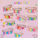 Personalized Charm Pin – Persoonlijk & Stijlvol – Naam Broche