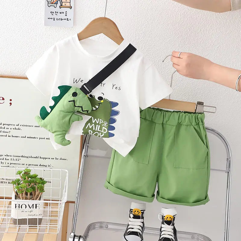 Mini Fashion™ - Dino Dash - Stoere Zomerset Jongens