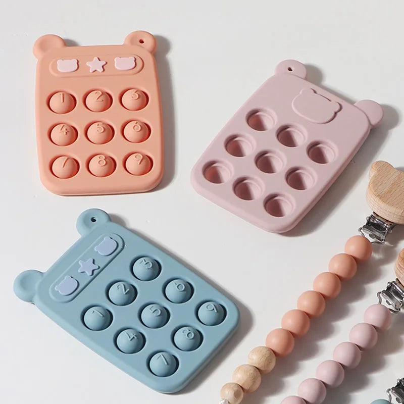 Fidget Toy™ - Bijtring & Fidget speelgoed in 1 - Siliconen Fidget Telefoon