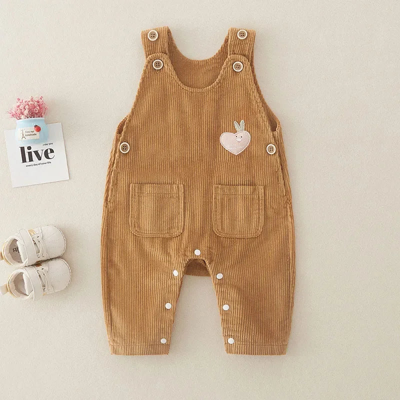 Mini Fashion™ - Stijlvol & Trendy - Rib Tuinbroek