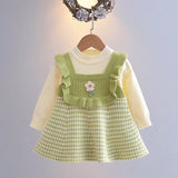 Mini Fashion™ - Schattige Look - Jurk met lange mouwen
