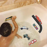 Bath Cars™ - Enorm Plezier In Bad -  Foam Verkeer Badspeelgoed Set