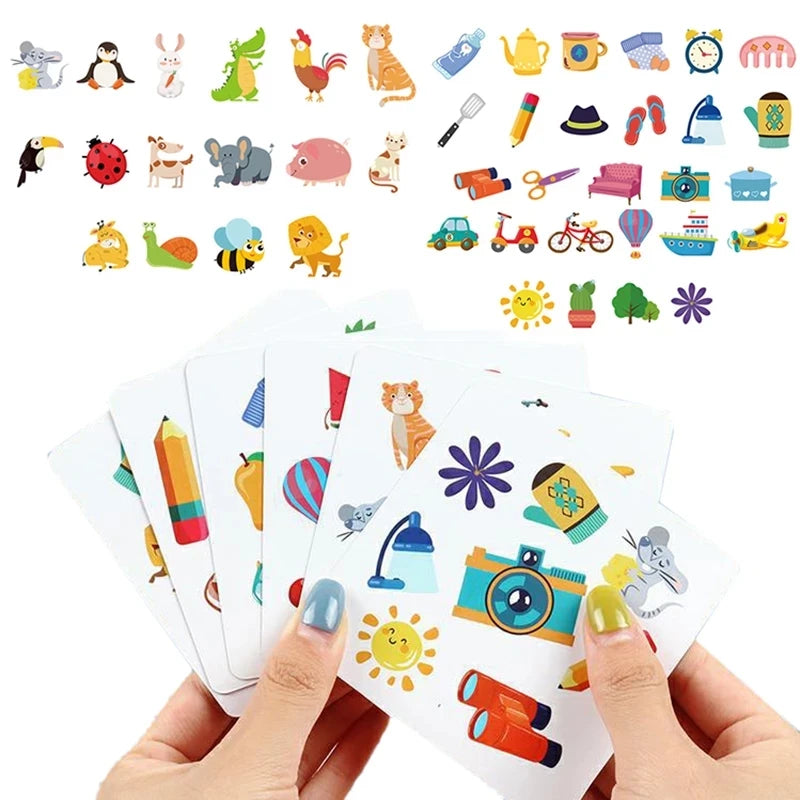 Memory Dobble Game™ - Leerzaam & Avontuurlijk - Geheugen Kaartspel