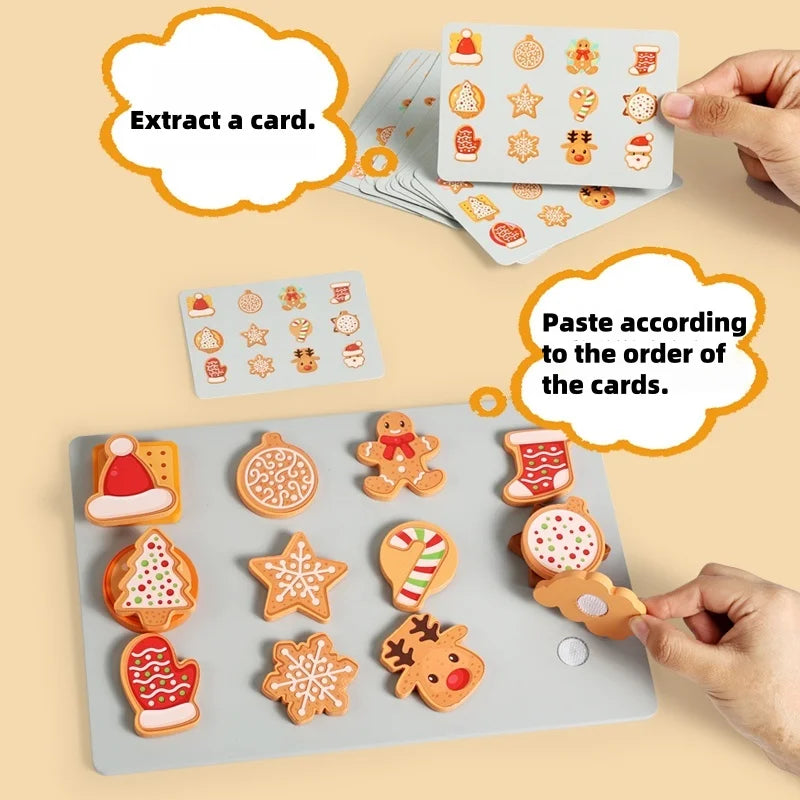 TinyKitchen – Creatief & Speels – Houten Koekjes Sorteerspel