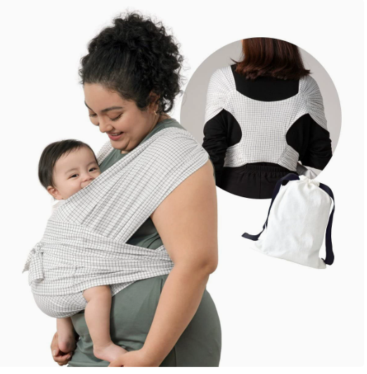 SoftNest - Comfortabel, Ademend & Veilig - Ergonomische Baby Draagdoek