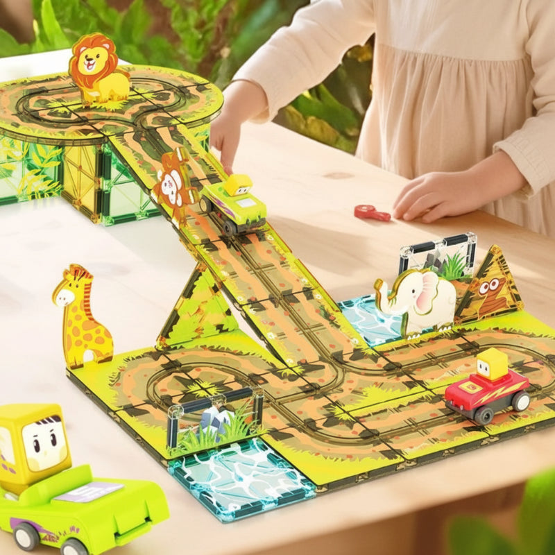 Magnetic Road Blocks – Creatief & Leerzaam – Magnetische Wegen Bouwset
