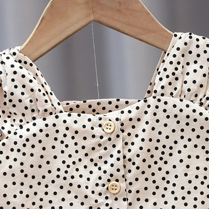 Mini Fashion™ -  Katoenen zomerset voor meisjes