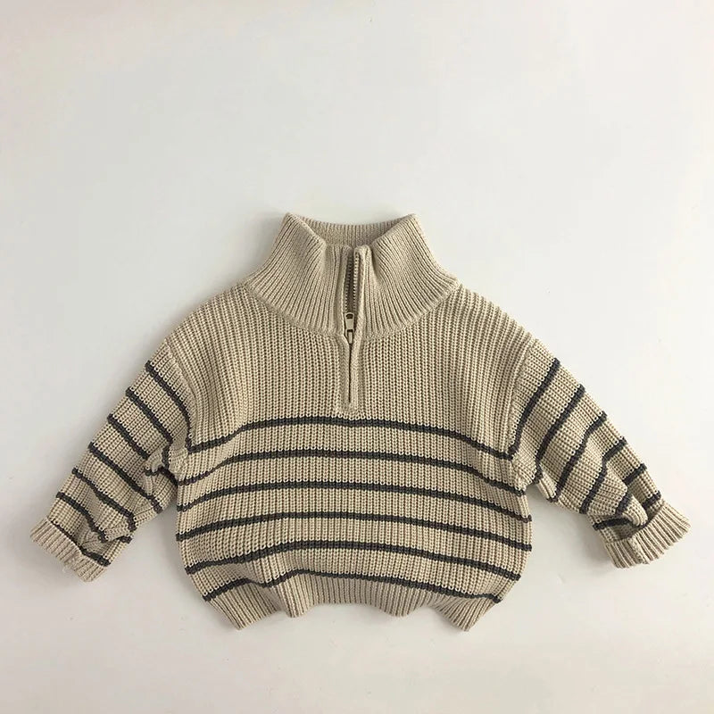 Mini Fashion™ - Eenvoudige Rits - Kinder Zipper Trui
