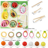Toddler Clips™ - Fruit & Vorm Match - Sorteerspel