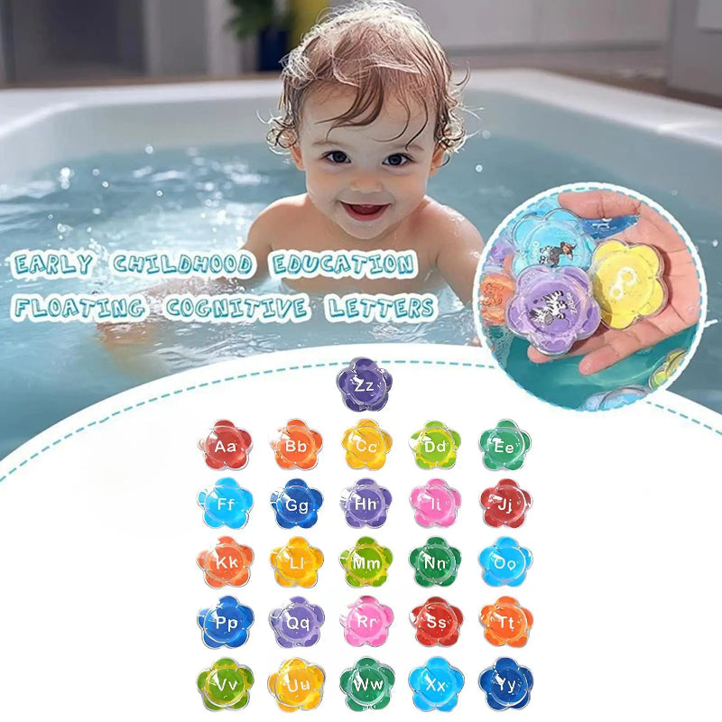 BubbleAlphabet – Zacht & Leerzaam – Water Letters