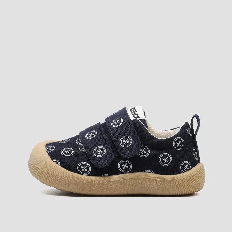 Mini Fashion™ - Ademend Materiaal - Schoenen met print