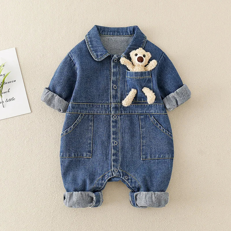 Mini Fashion™ - Comfortabel & Stijlvol - Denim Jumpsuit