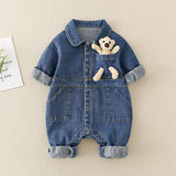 Mini Fashion™ - Comfortabel & Stijlvol - Denim Jumpsuit