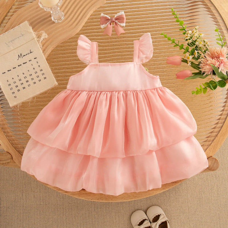 Tulip Mesh Dress – Elegant & Comfort – Kinder Jurk