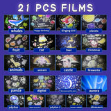 CosmoGlow – Dromerig & Creatief – Galaxy Projector Nachtlamp met 360° Rotatie