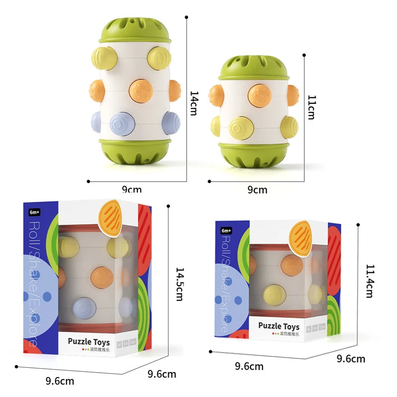 Sensory Baby Roll™ - Kruip & Grijp - Sensorisch Speelgoed