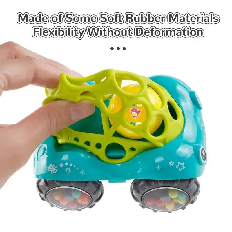 Ball Car™ - Rollende Rammelpret - Speelgoedauto