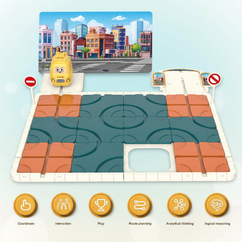 ThinkFun – Logisch Denken & Concentratie - Trein Puzzelspel